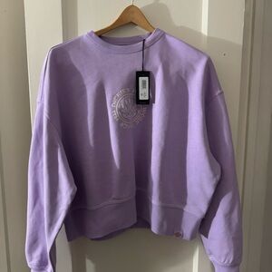 LILAC PURPLE DICKIES EMBROIDERED CREWNECK